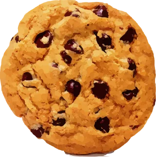 Chocolate chip cookies Dessert Fresh baked Stickdatei