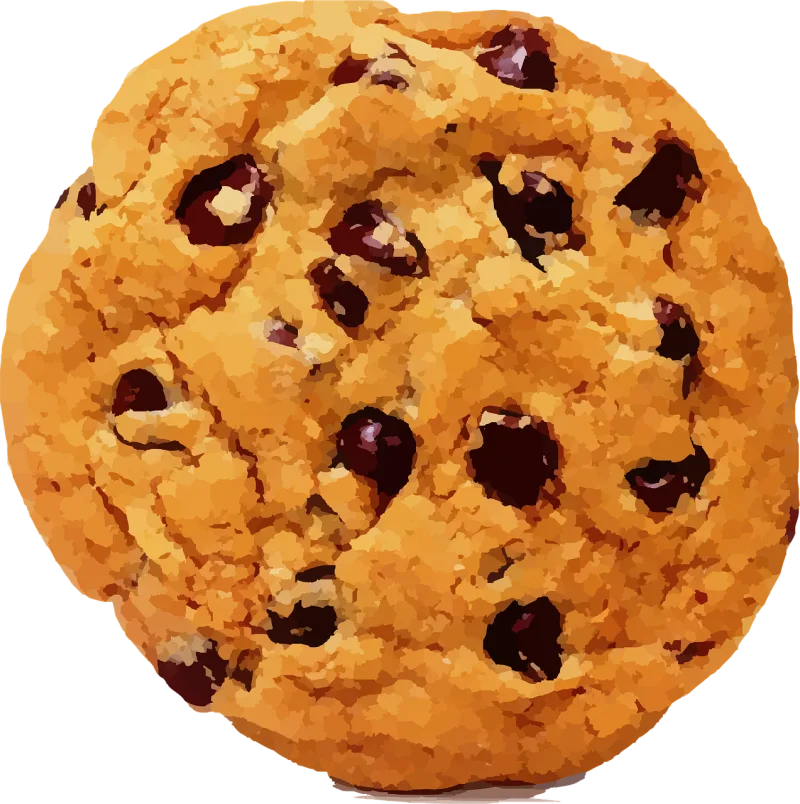 Chocolate chip cookies Dessert Fresh baked Stickdatei – Essen & Trinken