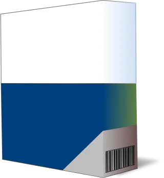 Software Box Package Stickdatei