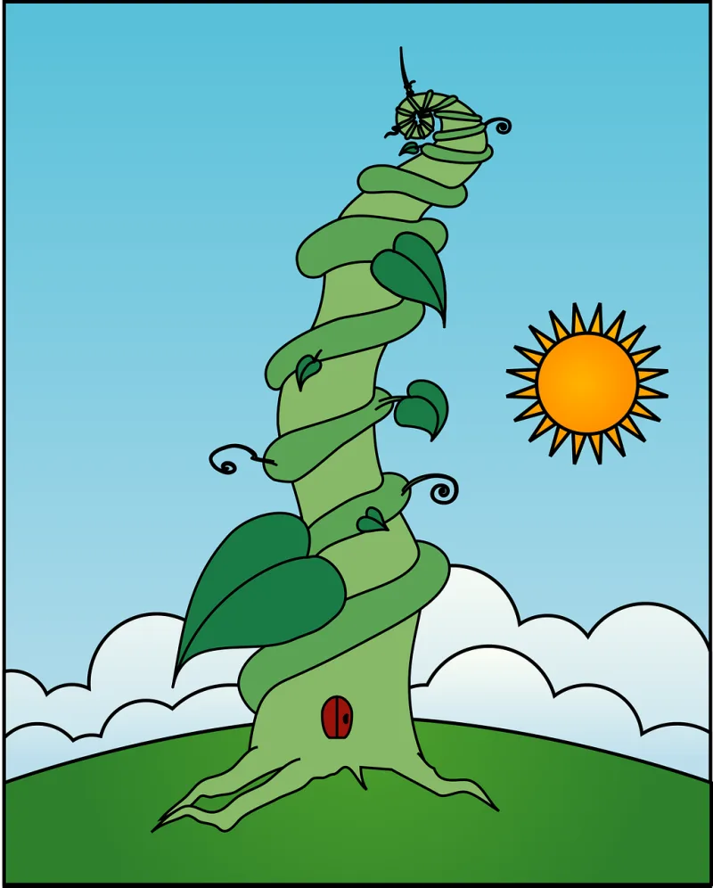 Beanstalk Stalk Creeper Stickdatei – Tiere