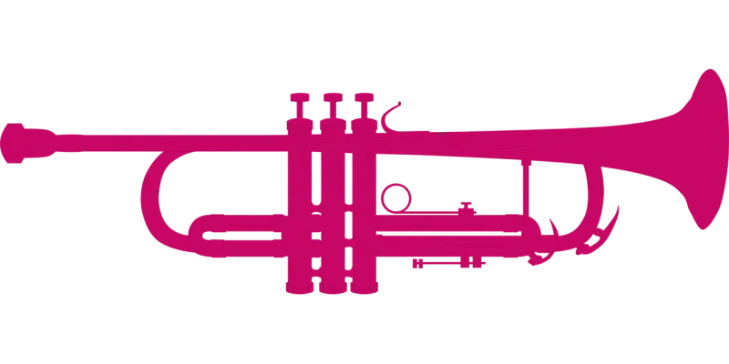 Trumpet Instrument Parade Stickdatei – Musik