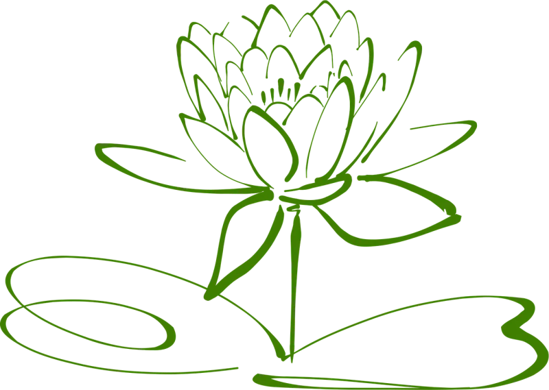 Lotus blossom Lotus Flower Stickdatei – Blumen