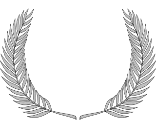 Wreath Olive branch Accolade Stickdatei