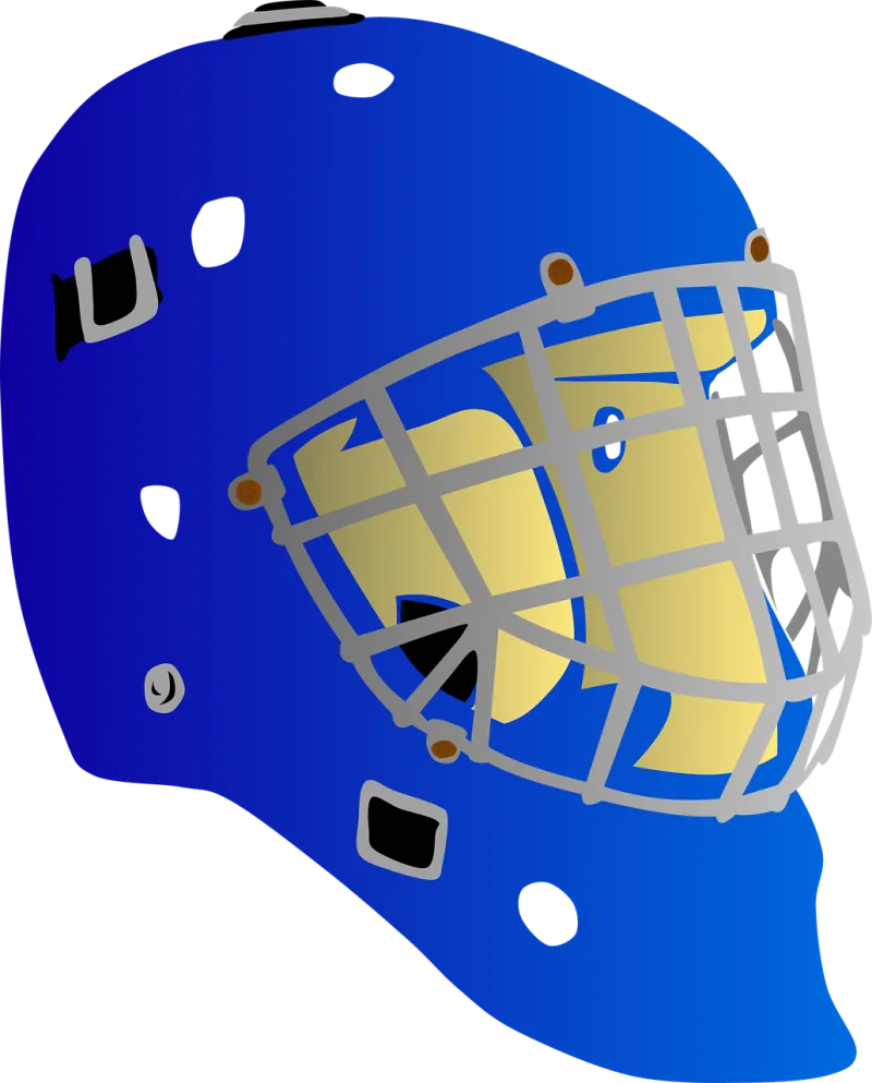 Helmet Hockey Goalie Stickdatei – Kinder
