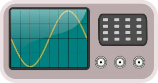 Wave length Oscillograph Oscilloscope Stickdatei