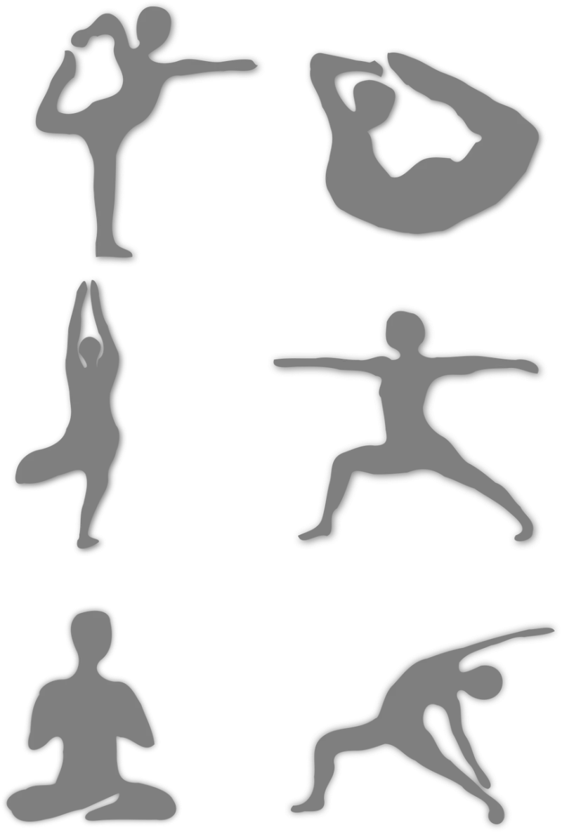 Yoga Poses Warrior pose Stickdatei – Sport