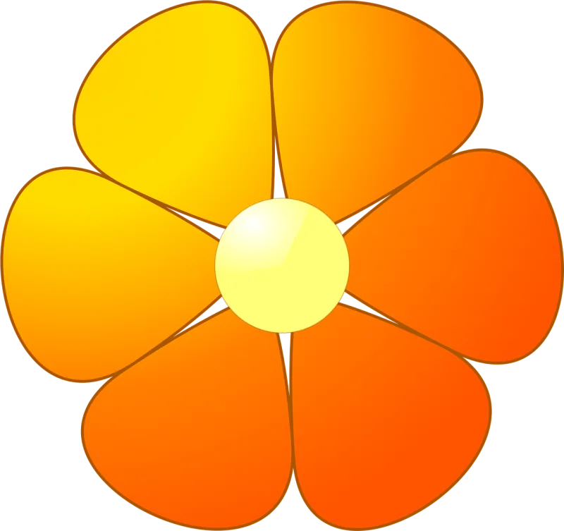 Flower Petals Bloom Stickdatei – Natur