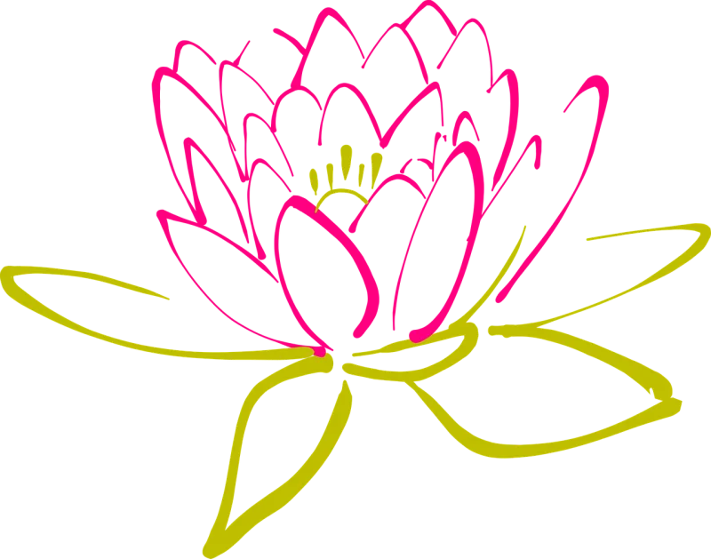 Lotus Flower Beautiful flowers Stickdatei – Blumen