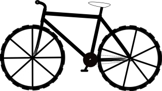 Bike Bicycle Side Stickdatei