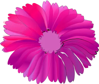 Flower Pink Nature Stickdatei – Blumen