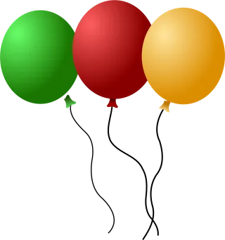 Balloons Party Decoration Stickdatei
