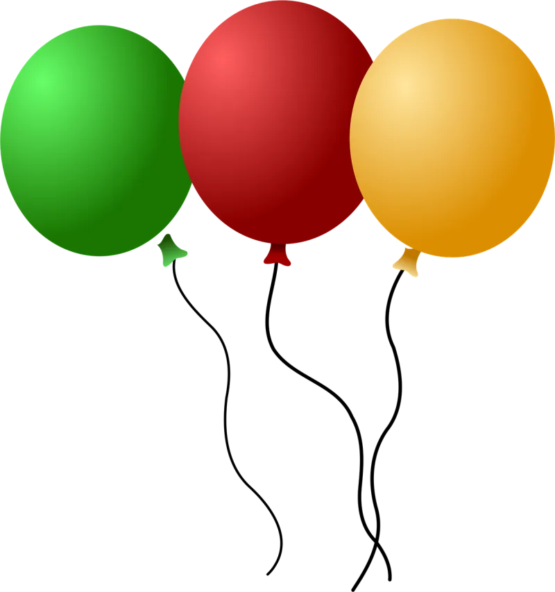 Balloons Party Decoration Stickdatei – Fahrzeuge