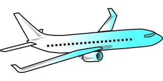Airplane Fly White Stickdatei