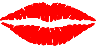 Lips Kiss Print Stickdatei