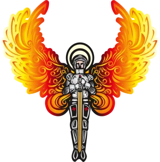 Angel Wings Character Stickdatei
