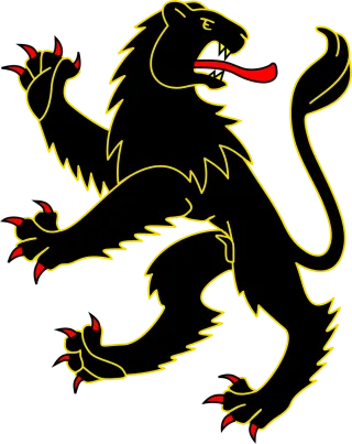 Lion Black Nature Stickdatei