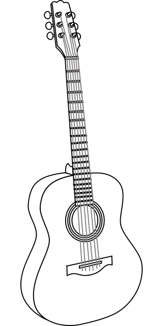 Guitar Acoustic Concert Stickdatei – Musik