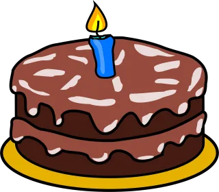 Cake Chocolate Candle Stickdatei