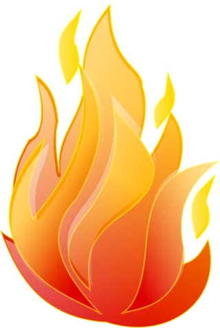 Fire Flame Red Stickdatei