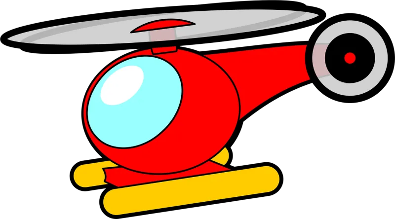 Helicopter Chopper Gyroplane Stickdatei – Fahrzeuge