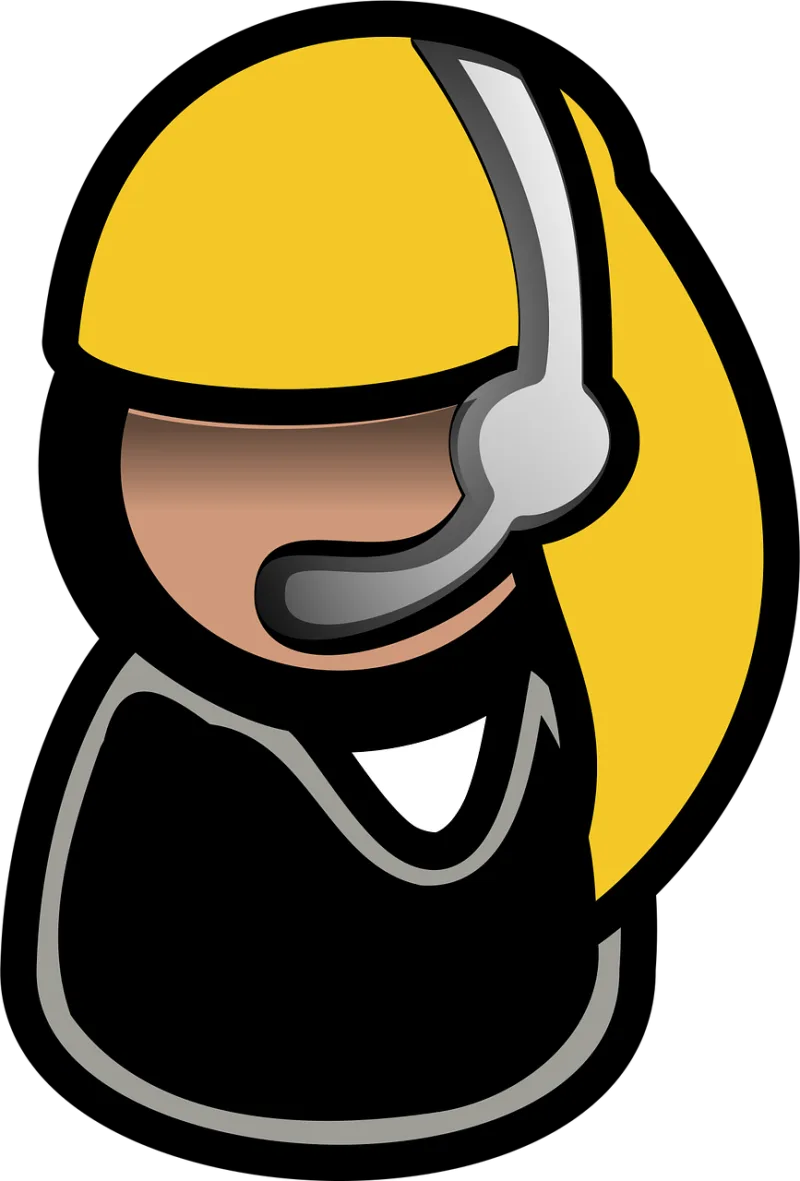 Person Headset Operator Stickdatei – Musik