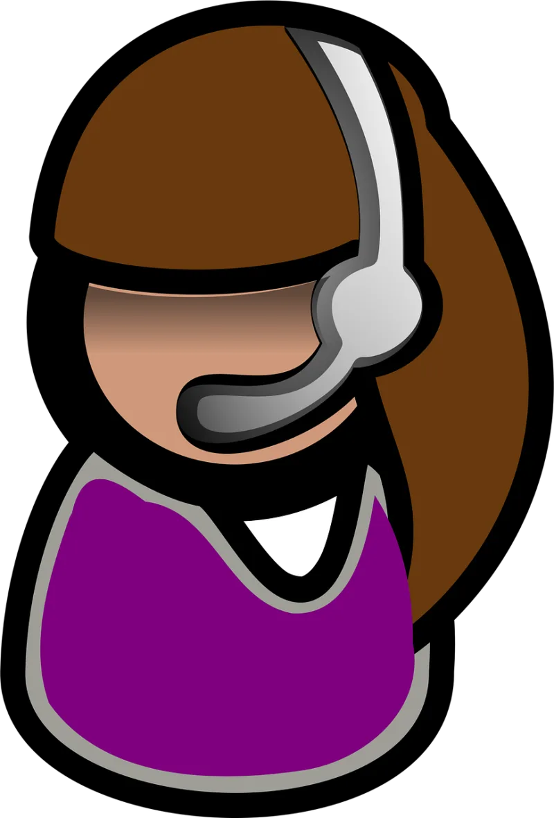 Person Headset Operator Stickdatei – Musik