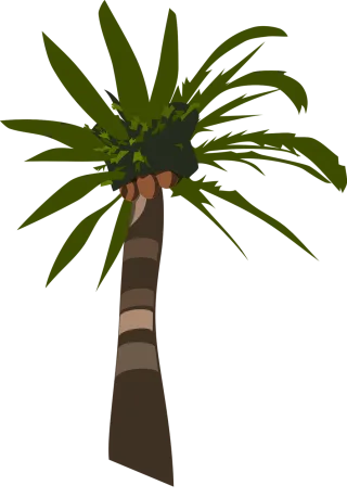 Palm Tree Plant Stickdatei