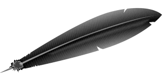 Feather Pen Nature Stickdatei
