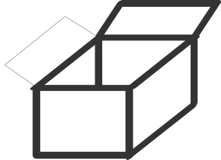 Box Empty Open Stickdatei