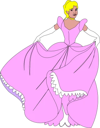 Princess Lady Blonde Stickdatei
