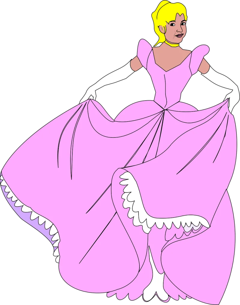 Princess Lady Blonde Stickdatei – Kinder