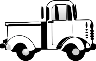 Truck Transportation Vehicle Stickdatei