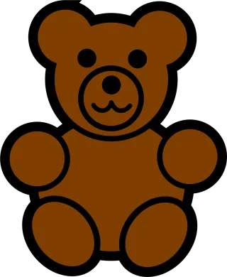 Teddy bear Toy Brown Stickdatei