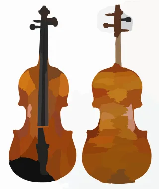 Instrument Blurred Fiddles Stickdatei
