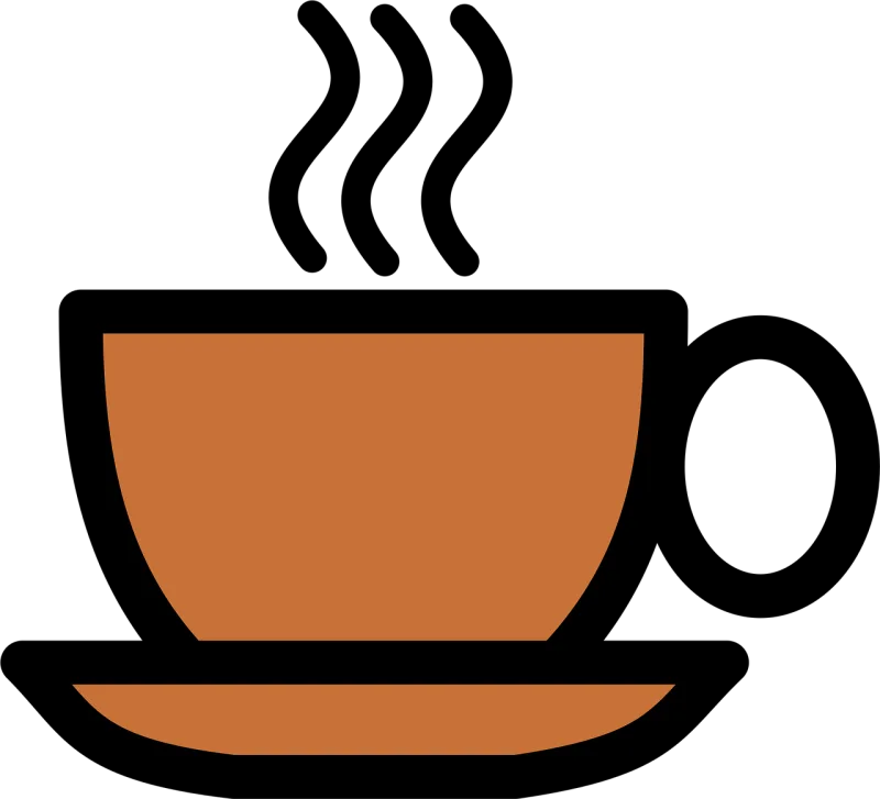 Cup Hot Coffee Stickdatei – Essen & Trinken