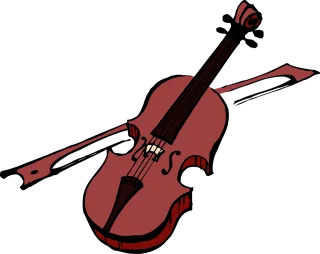 Violin Instrument Bow Stickdatei
