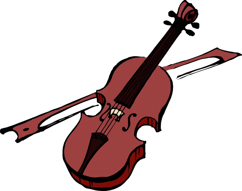 Violin Instrument Bow Stickdatei – Musik
