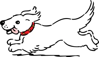 Dog Animal Running Stickdatei