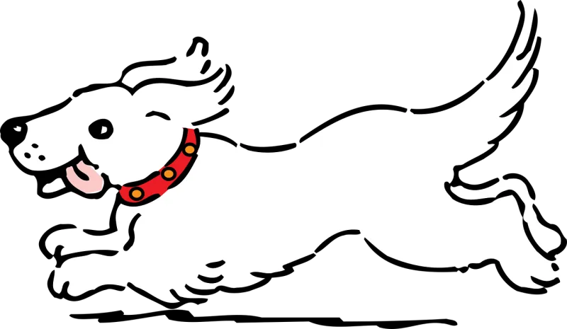Dog Animal Running Stickdatei – Sport