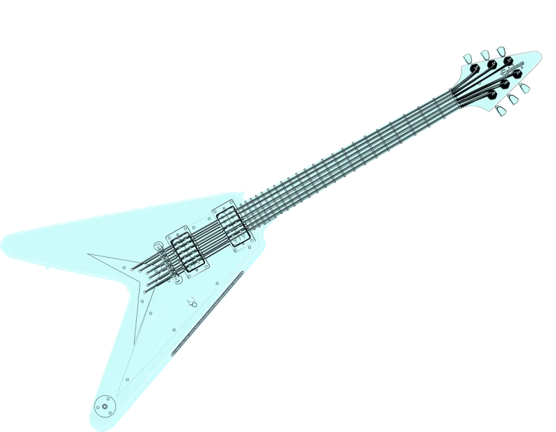 Guitar Electric Music Stickdatei – Musik