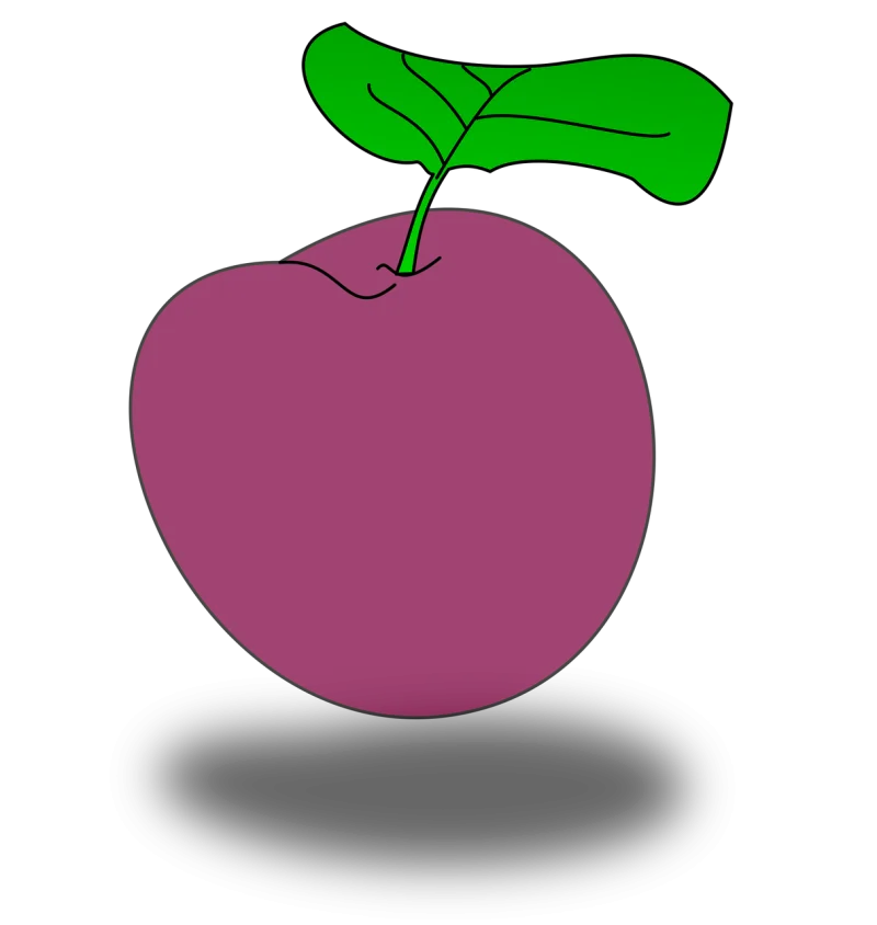 Plum Fruit Nature Stickdatei – Essen & Trinken