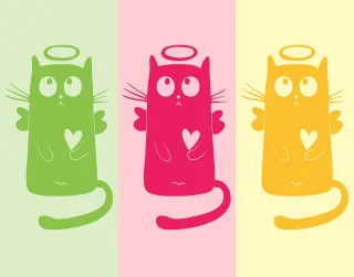 Cat Cute Nature Stickdatei – Weihnachten
