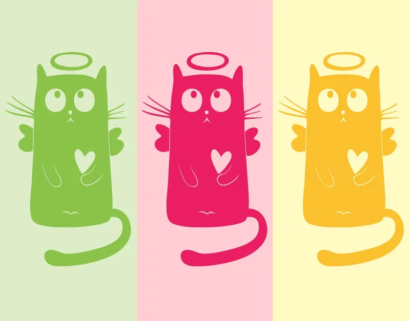 Cat Cute Nature Stickdatei – Weihnachten