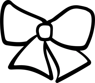Ribbon Hair Bow Stickdatei