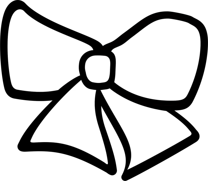 Ribbon Hair Bow Stickdatei – Weihnachten