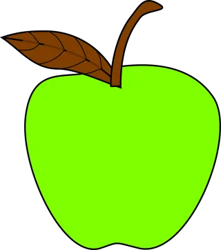 Apple Green Food Stickdatei