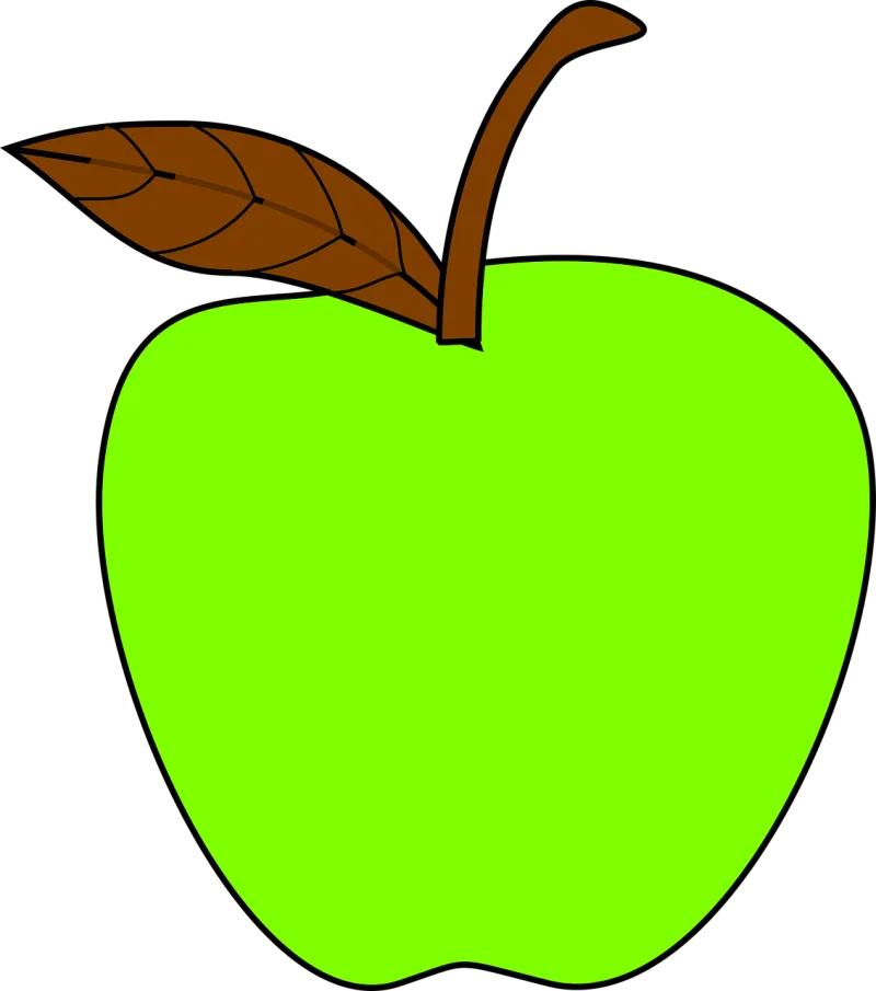 Apple Green Food Stickdatei – Essen & Trinken