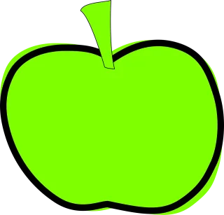 Apple Green Food Stickdatei