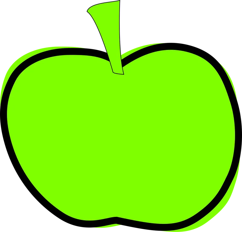 Apple Green Food Stickdatei – Essen & Trinken