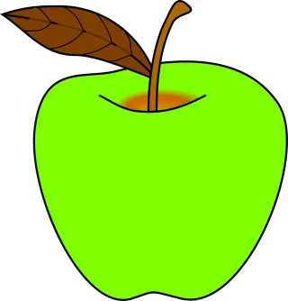 Apple Green Nature Stickdatei